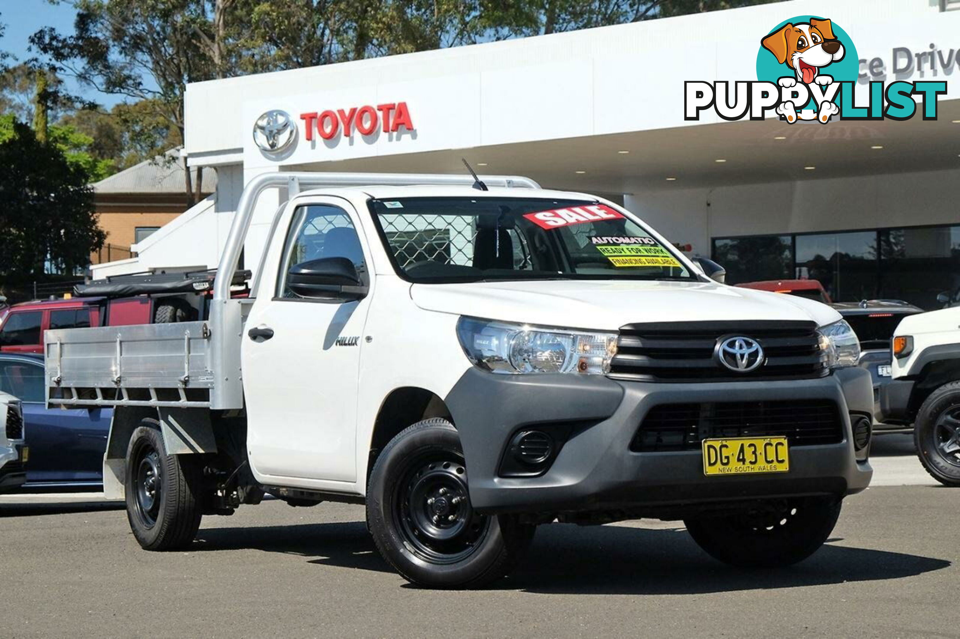 2017 TOYOTA HILUX WORKMATE TGN121R MY17 CAB CHASSIS