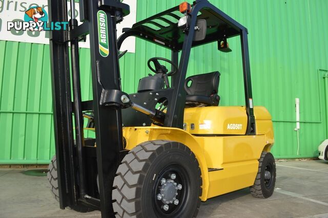  5 Tonne Forklift - 3 Stage Cont. Mast - Nationwide Delivery - PRICE SLASHED TO $32,990 INC GST