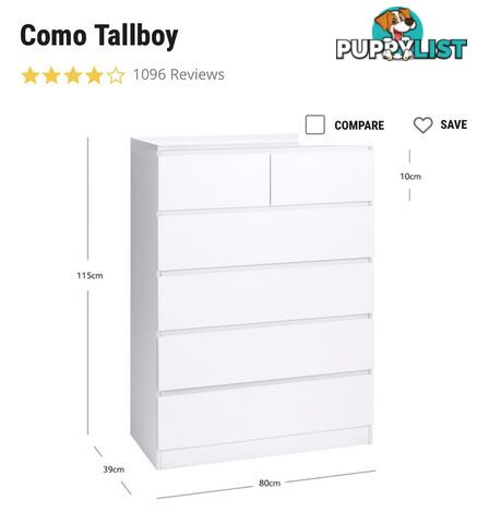 Free Como Tallboy Needing Refurbishing