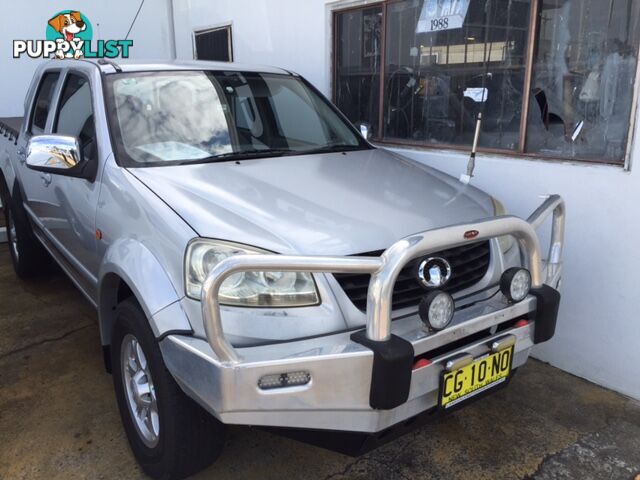 2011 GREAT WALL V240 (4x2) K2 DUAL CAB UTILITY