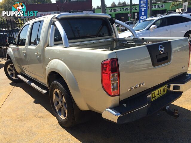 2011 NISSAN NAVARA ST (4x4) D40 DUAL CAB P/UP