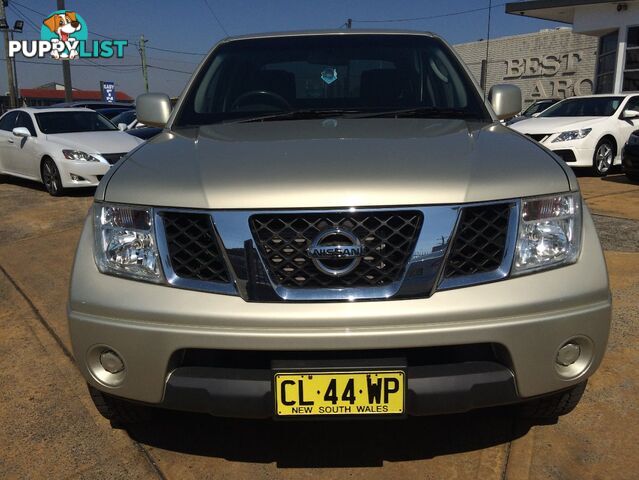 2011 NISSAN NAVARA ST (4x4) D40 DUAL CAB P/UP