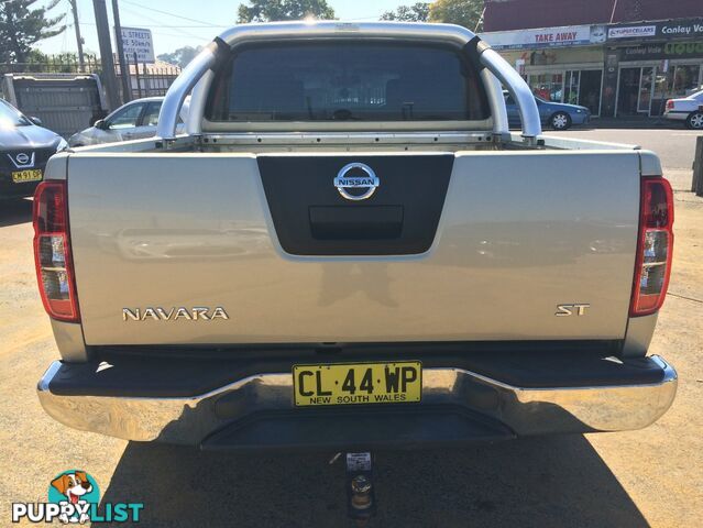 2011 NISSAN NAVARA ST (4x4) D40 DUAL CAB P/UP