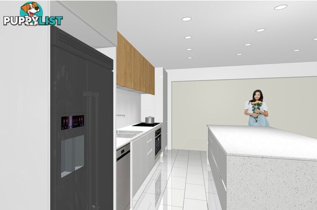 Last Chance! Flat-Pack White Satin 6m Galley Kitchen + 3m Island – Stylish &amp; Ready to Install!