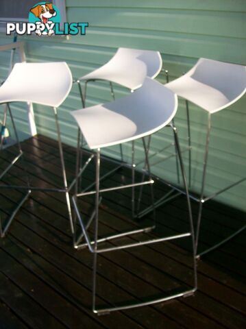 AS NEW  ...  SET OF 4 HIGH STOOLS  ...  NO OFFERS ..  COLLECT YOUNG