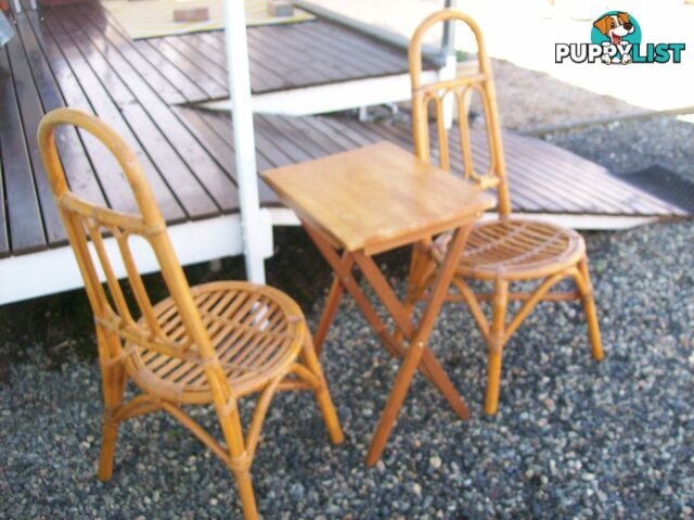 SPECIAL........  ONE OFF   ...  HIGHBACK CHAIRS  2  + TABLE ...  NO OFFERS  ..  YOUNG