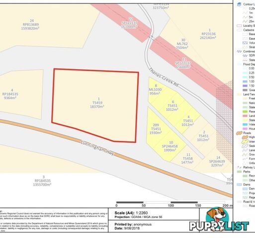 Lot 1 Thanes Creek Road Thane QLD 4370