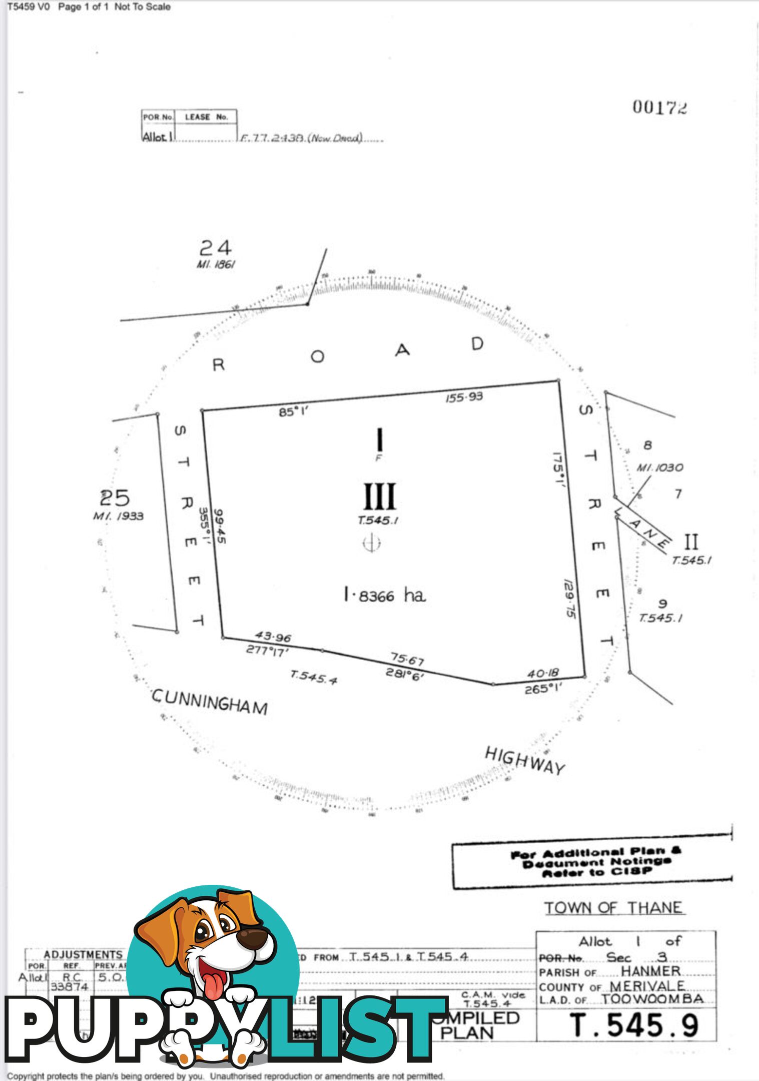 Lot 1 Thanes Creek Road Thane QLD 4370