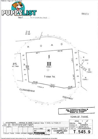 Lot 1 Thanes Creek Road Thane QLD 4370