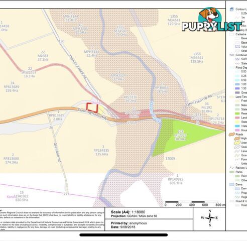 Lot 1 Thanes Creek Road Thane QLD 4370