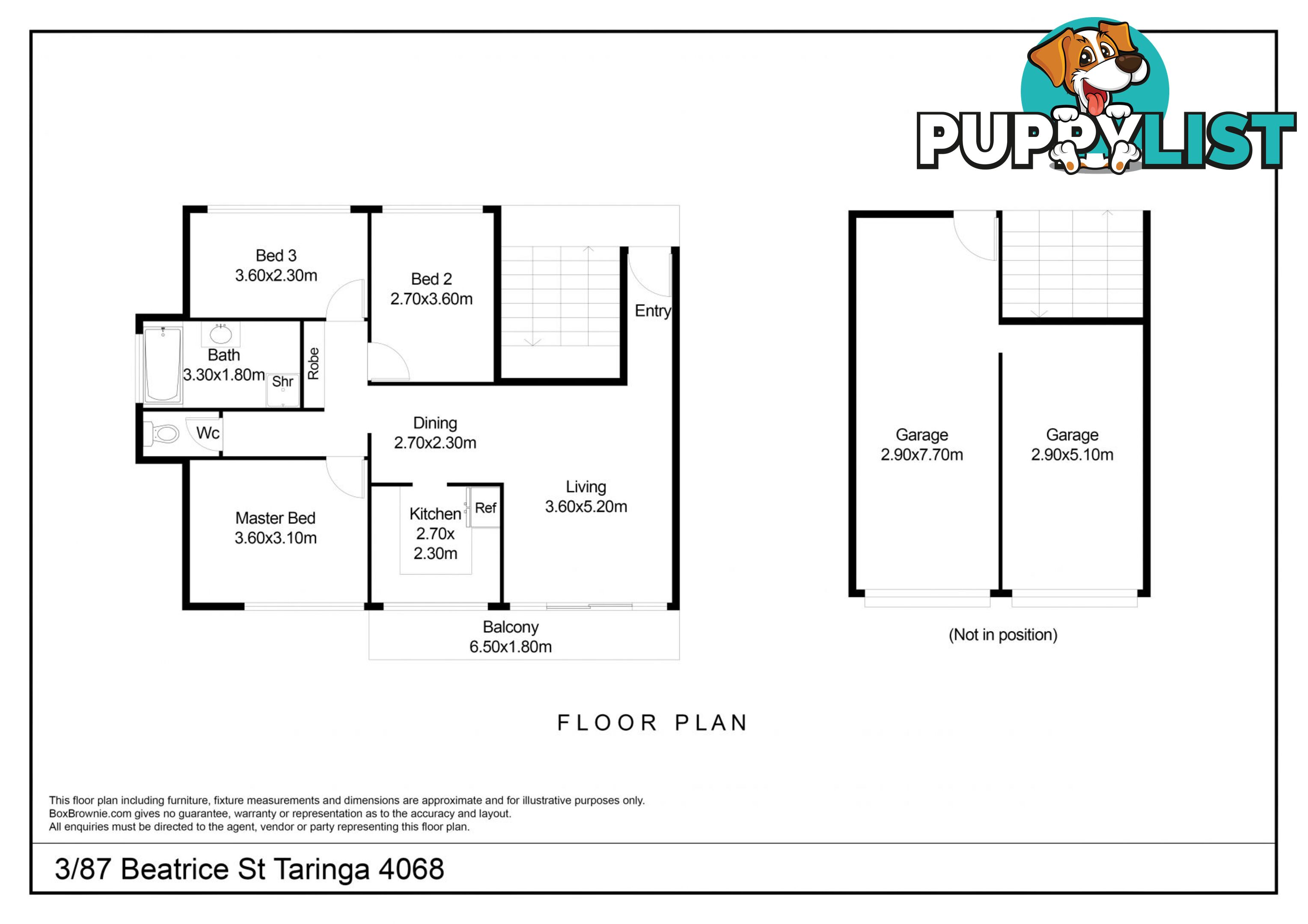 3 87 Beatrice St Taringa QLD 4068