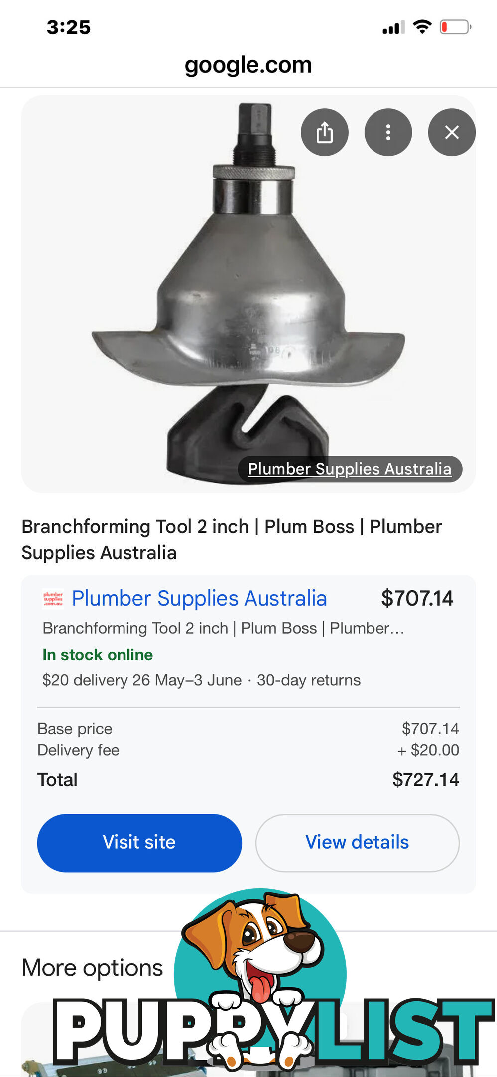 PlumBOSS KKB02 12.7mm (1/2") - 50.8mm (2") Branchforming Tool Kit