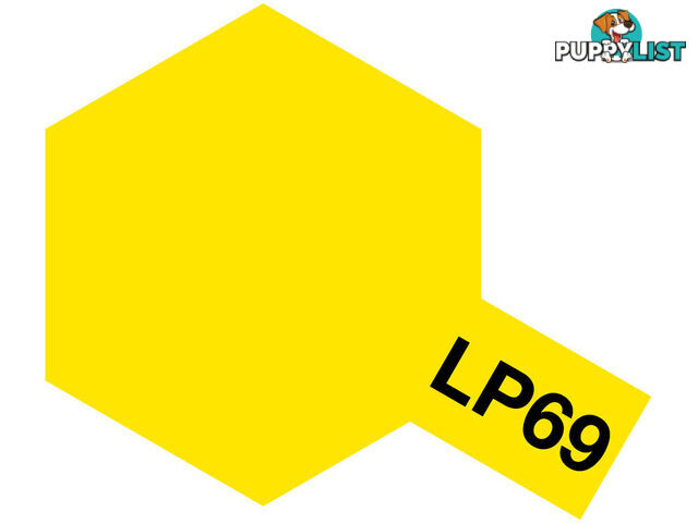 LP-69 TAMIYA LACQUER PAINT CLEAR YELLOW 10ml - TAMIYA PAINTS &amp; Accessories