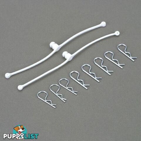 DUBRO BODY KLIP RETAINERS WHITE 2PCE  2246 - DUBRO