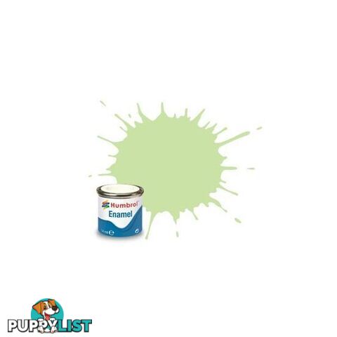 36   HUMBROL ENAMEL PAINT PASTEL GREEN MATT - HUMBROL