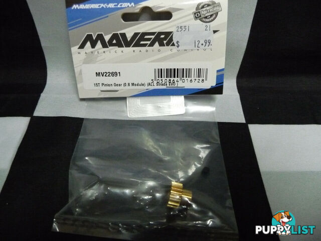 Maverick MV22691 15T Pinion gear 0.8Module All Strada EVO - Does not apply