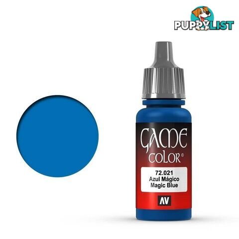 VALLEJO GAME 72021 Color Magic Blue 17ml Acrylic Paint