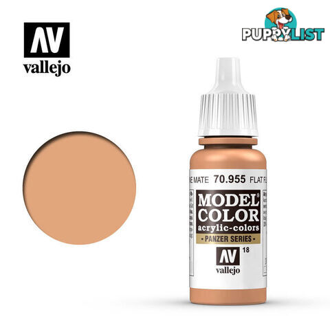 VALLEJO MODEL COLOR FLAT FLESH 17ML AV70955 - VALLEJO