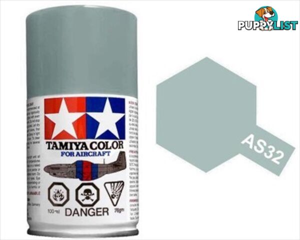 AS-32 TAMIYA MEDIUM SEA GRAY 2 ACRYLIC SPRAY PAINT 100ml (Aircraft) MEDIUM SEA GRAY 2 - TAMIYA PAINTS &amp; Accessories