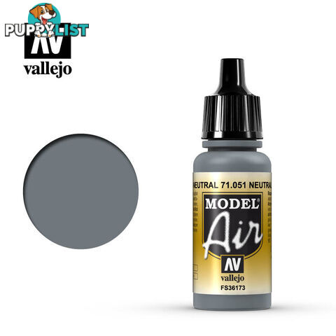 VALLEJO MODEL AIR ACRYLIC PAINT BARLEY GREY 71051 - VALLEJO