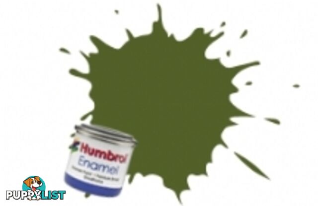 149   HUMBROL ENAMEL PAINT DARK GREEN MATT - HUMBROL