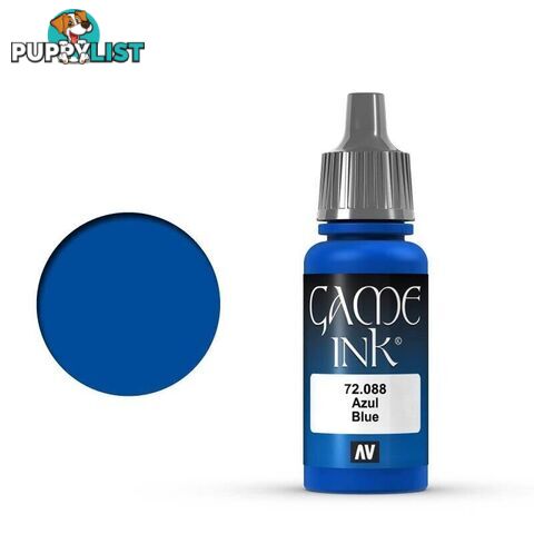 VALLEJO GAME 72088 Color Ink Blue 17ml Acrylic Paint