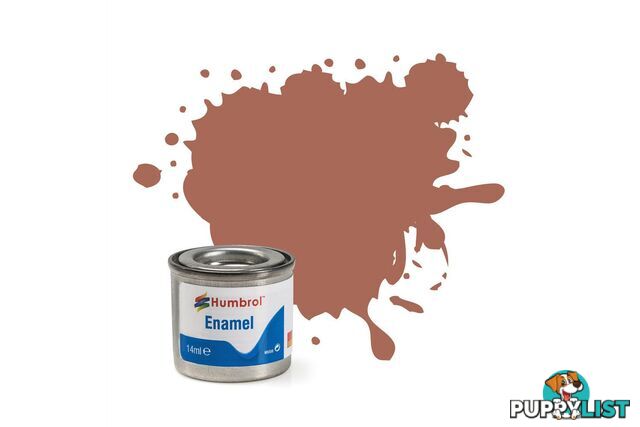 113   HUMBROL ENAMEL PAINT RUST MATT - HUMBROL