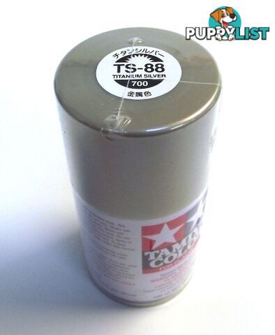 TS-88   TAMIYA ACRYLIC PAINT TITANIUM SILVER - TAMIYA PAINTS &amp; Accessories