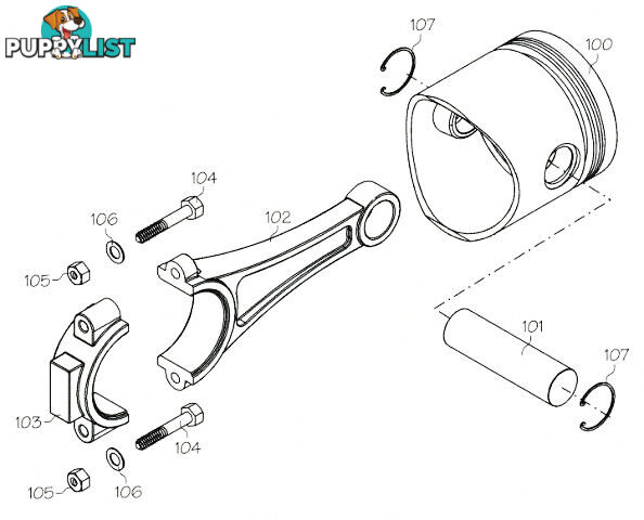 R6138 (YS ENGINE PART) REGULATOR PLUNGER 61