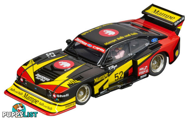 Carrera EVO 1:32 Ford Capri Zakspeed Turbo Mampe Team No.52 slot car also suits  scalextric - CARRERA - Does not apply