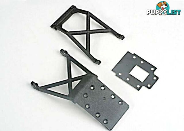 4133 (PART) TRAXXAS SKID PLATES F & R - TRAXXAS PARTS