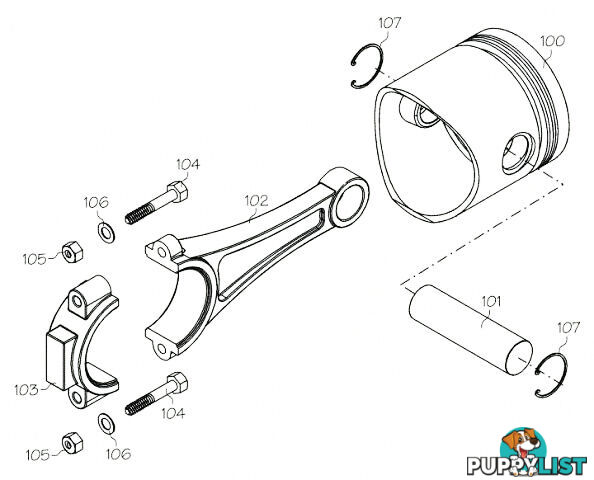 F9144 (YS ENGINE PART)  PUSHROD COVERS AC91