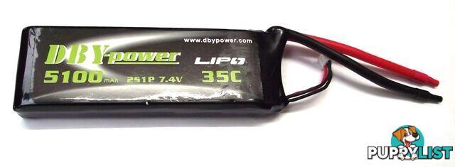 DBY 5100MAH 2S 35C LIPO