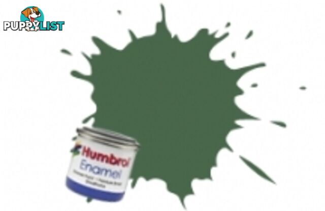 117   HUMBROL ENAMEL PAINT US LIGHT GREEN MATT - HUMBROL