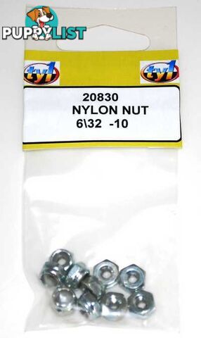 TY1 NYLON NUT 6/32 - 10