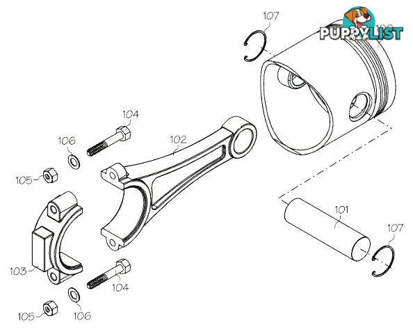 F4001 (YS ENGINE PART) CRANKCASE DZ160