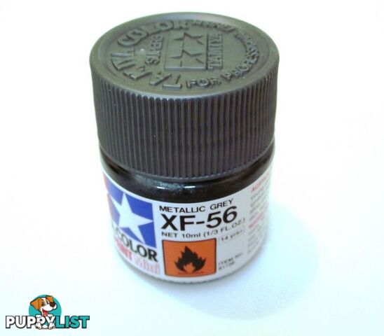 XF-56   TAMIYA ACRYLIC PAINT FLAT METALLIC GREY - TAMIYA PAINTS &amp; Accessories