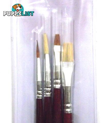 DELTA PAINT BRUSH SET 4PCS - DELTA