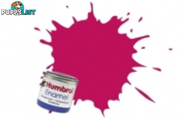 51   HUMBROL ENAMEL PAINT SUNSET RED METAL - HUMBROL