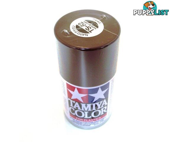 TS-62   TAMIYA ACRYLIC SPRAY PAINT  NATO BROWN - TAMIYA PAINTS &amp; Accessories