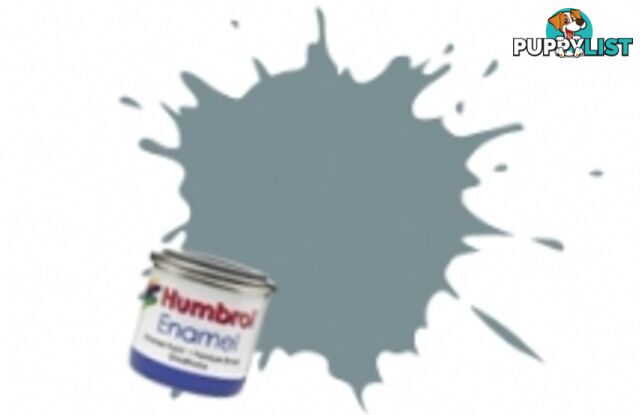 87   HUMBROL ENAMEL PAINT STEEL GREY MATT - HUMBROL