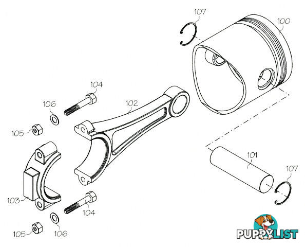 F1245 (YS ENGINE PART) REGULATOR ADJUSTING SCREW