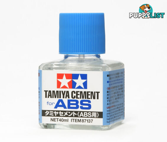 TAMIYA Cement (for ABS) Finishing Materials 87137 - TAMIYA PAINTS &amp; Accessories