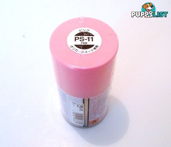 PS-11   TAMIYA POLYCARBONATE SPRAY PAINT PINK - TAMIYA PAINTS &amp; Accessories