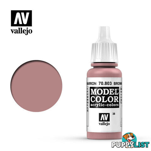 VALLEJO MODEL COLOR BROWN ROSE 17ML AV70803 - VALLEJO