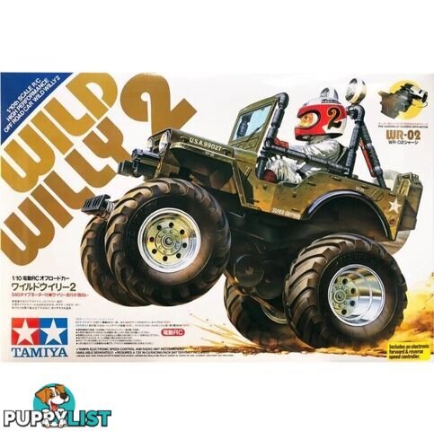 Tamiya Wild Willy 1/10 Scale 2WD Off-Road RC Kit 13800 - Does not apply