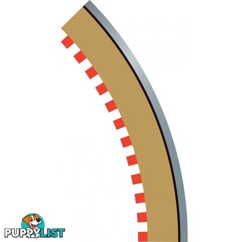 Scalextric C8228 RADIUS 2 CURVE OUTER BORDERS - SCALEXTRIC - Does not apply