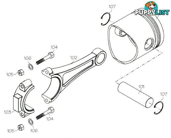 F1259 (YS ENGINE PART) THROTTLE STOP SPRING