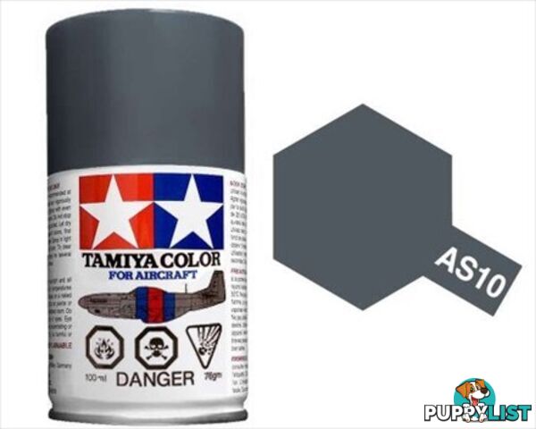 AS-10 TAMIYA ACRYLIC SPRAY PAINT 100ml (Aircraft) OCEAN GRAY - TAMIYA PAINTS &amp; Accessories