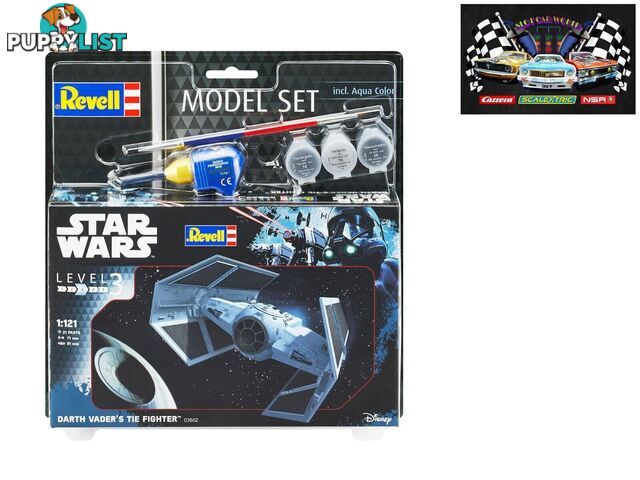 REVELL STAR WARS 1:121 DARTH VADER TIE INTERCEPTOR MODEL KIT 63602